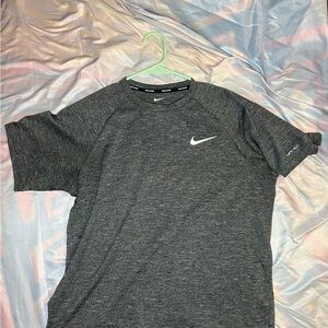 Nike Gray Short Sleeve Dri Fit lightweight swimming Tee